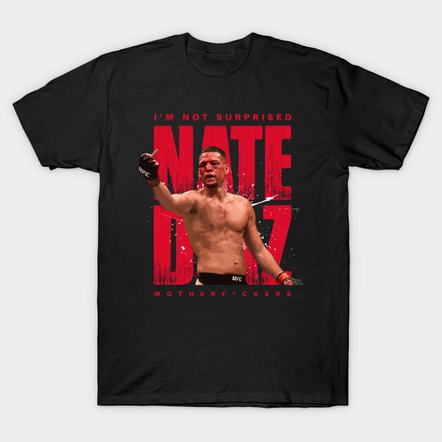 Nate Diaz T-Shirt by Juantamad